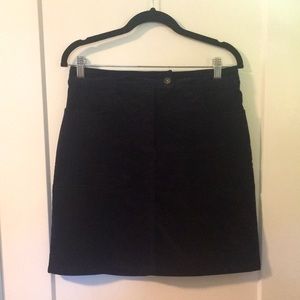 Boden Navy Blue Corduroy Mini Skirt Size 4